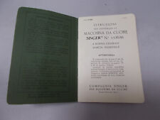 libretto singer usato  Sorbolo Mezzani
