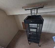 Black parrot cage for sale  NELSON