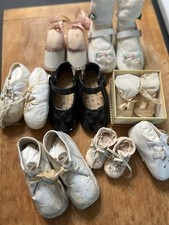 Lote de sapatos vintage para bebês/bonecas, usado comprar usado  Enviando para Brazil