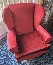 Wing back chair for sale  LEAMINGTON SPA