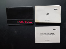 2005 Pontiac G6 Guia Manual do Proprietário com Estojo OEM comprar usado  Enviando para Brazil