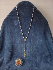 White rosary beads for sale  MIDDLESBROUGH