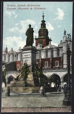 Widokówka Kraków-Krakow, Mickiewicz-Monumjent  na sprzedaż  Wysyłka do Poland