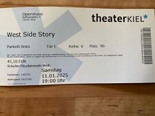 Karte westsidestory theater gebraucht kaufen  Neumünster