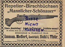 Suhl werbung 1903 gebraucht kaufen  Leipzig