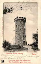 AK GRUSS AUS GOSLAR KAISERTURM AUF DEM STEINBERG 1903 NIEDERSACHSEN comprar usado  Enviando para Brazil