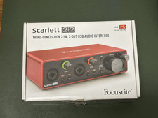 Gravação de interface de áudio USB Focusrite SCARLETT 2i2 (3ª geração) 2X2 na caixa comprar usado  Enviando para Brazil