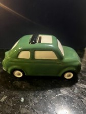 Cofrinho Fiat 500 FICE61 verde cerâmica 5 x 2,5 x 2 cm banco de moedas comprar usado  Enviando para Brazil