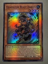 YUGIOH GLADIATOR BEAST DARIUS ASIA EDIÇÃO INGLESA CR06-AE051 SUPER RARO comprar usado  Enviando para Brazil