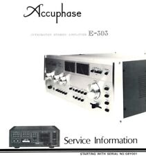 Accuphase 303 schematic usato  Vanzaghello