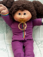 Boneca infantil vintage Cabbage Patch menina cabelo castanho olhos castanhos comprar usado  Enviando para Brazil