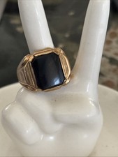 Mens black onyx for sale  Shelburne Falls