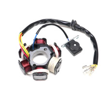 6 bobinas magneto estator fit GY6 50 110cc 150cc 4 tempos scooter ciclomotor Go Kart ATV comprar usado  Enviando para Brazil