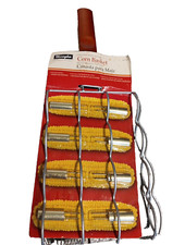 Charmglow cesta de grelha de milho com espetos 4 orelhas churrasqueira luxo cozinha nova na embalagem comprar usado  Enviando para Brazil
