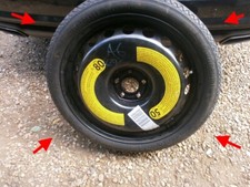 AUDI A6 C7 AVANT SALOON GENUINE 20" SPARE SPACE SAVER WHEEL UNUSED CONTINENTIAL, usado comprar usado  Enviando para Brazil
