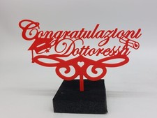 Cake topper laurea usato  San Pietro a Maida