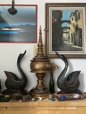 Scultura animale cigni usato  Imperia