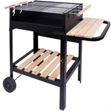 ACTIVE grill na węgiel drzewny 100 cm z rolkami i półką na sprzedaż  PL