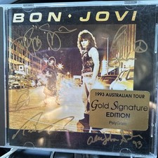 Bon Jovi Gold Signature Edition CD Australian Tour 1993, usado comprar usado  Enviando para Brazil