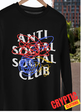 Camiseta presente adulto anti-social masculina feminina clube social cancelada novamente P-3XL comprar usado  Enviando para Brazil
