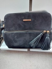 Black faux leather for sale  WALLASEY