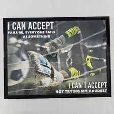Motivational quote soccer for sale  Auburn