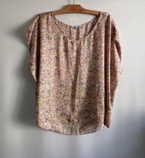 Blouse multicolore large d'occasion  Bourg-de-Thizy