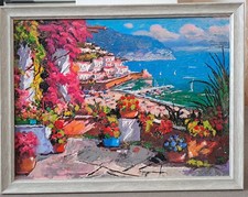 Quadro olio tela usato  Pessano con Bornago