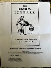 1920 crosley icyball for sale  Ahwahnee