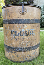Antique toleware flour for sale  BALERNO