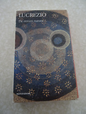 Lucrezio rerum natura usato  Aicurzio