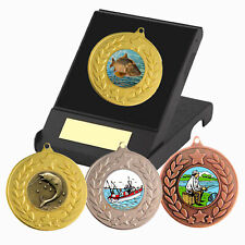 Fishing medal box for sale  REDHILL