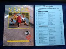 Vespa brochure 1990 d'occasion  Expédié en Belgium
