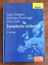 Europäische geldpolitik egon gebraucht kaufen  Wadern