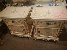 Italian bedside carved for sale  CROYDON