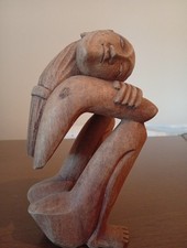 Scultura legno etnica usato  San Martino Dall Argine