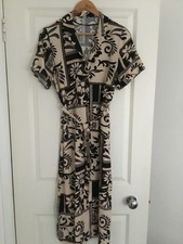 Beige black printed for sale  MARLOW