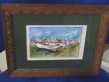 Original watercolour fishing for sale  IPSWICH