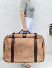 Valise cuir toile d'occasion  Amiens-