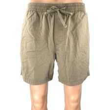 Bermuda Abercrombie & Fitch masculina verde elástica cintura cordão casual GG comprar usado  Enviando para Brazil