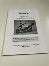 Starquad 50ccm bedienungsanlei gebraucht kaufen  Hamburg