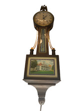 Antigo 1930 Warren Telechron Ashland Mass EUA Relógio Banjo Elétrico com Eagle Works comprar usado  Enviando para Brazil