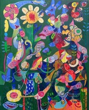 Original acrylic painting for sale  LONDON