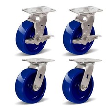 Rodízios resistentes 6"X 2" capacidade de roda de poliuretano sólido até 900-3600 lb comprar usado  Enviando para Brazil