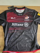 Signed saracens rugby for sale  CARDIFF