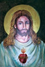 Quadro sacro cuore usato  Monopoli