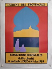 Affiche exposition coloniale d'occasion  La Tronche