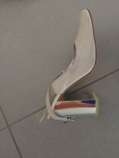 Scarpe bianche tacco usato  Milano