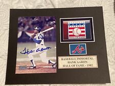 Hank aaron autographed for sale  Rochester