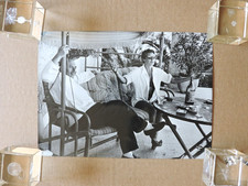 Ingrid Bergman e Roberto Rossellini em casa foto original notícia sincera década de 1950 comprar usado  Enviando para Brazil